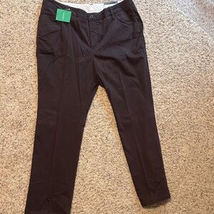 Lands' End Women's Dark Brown Straight Leg Pants